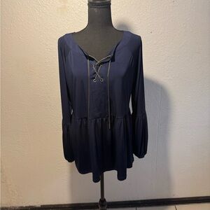 Navy Blue Women's Top